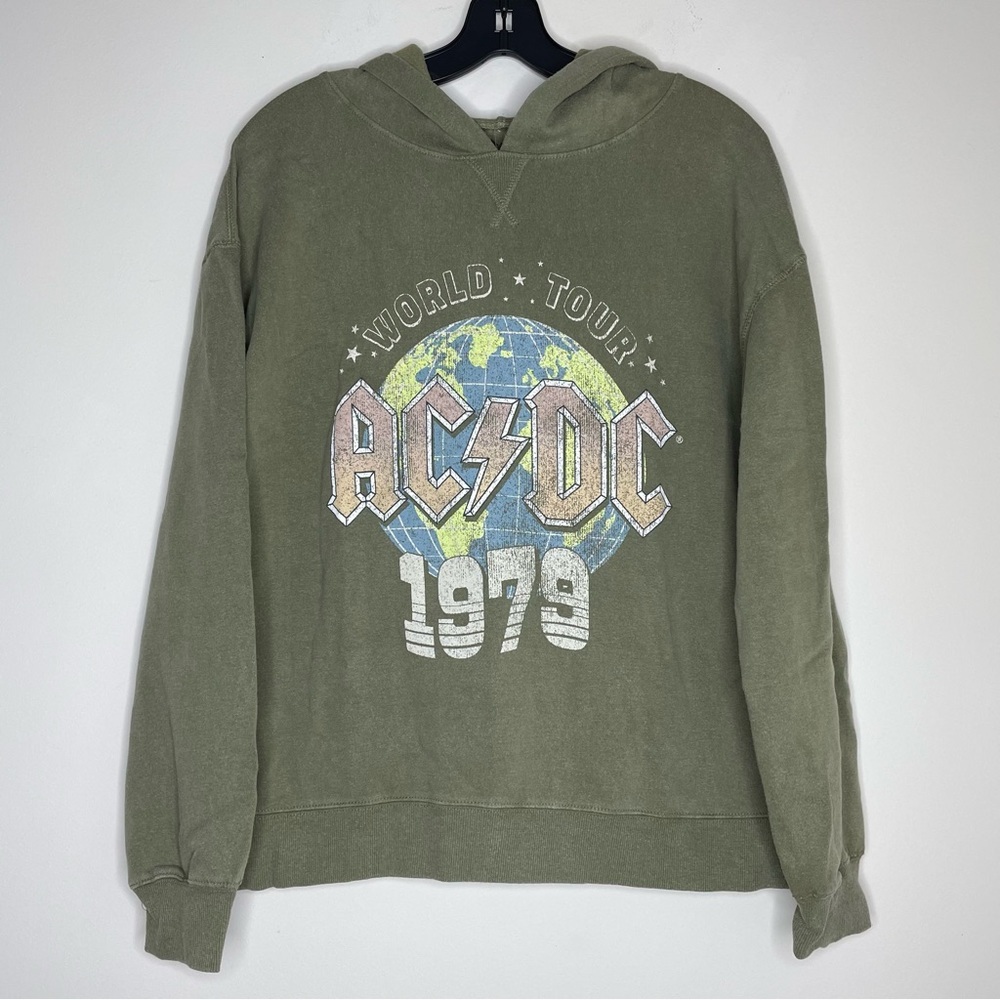 AC/DC NWT Sweater Hoodie 1979 World Tour - Picture 2 of 16